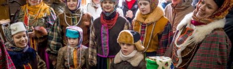 Пасхальное выступление ансамбля «Жаворонки» в храме Живоначальной Троицы в Борисове.